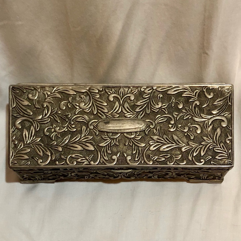 Classic Silver Godinger Jewelry Box